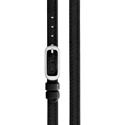 Shinola Shop All Straps|Leather|8mm Black Double Wrap Leather Watch Strap