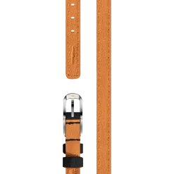 Shinola Shop All Straps|Leather|8mm Black Double Wrap Leather Watch Strap