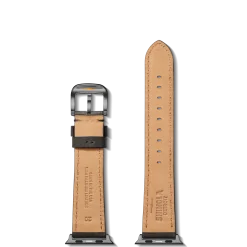 Shinola Shop All Straps|Apple Watch® Compatible|20mm Black Leather Apple Watch Strap