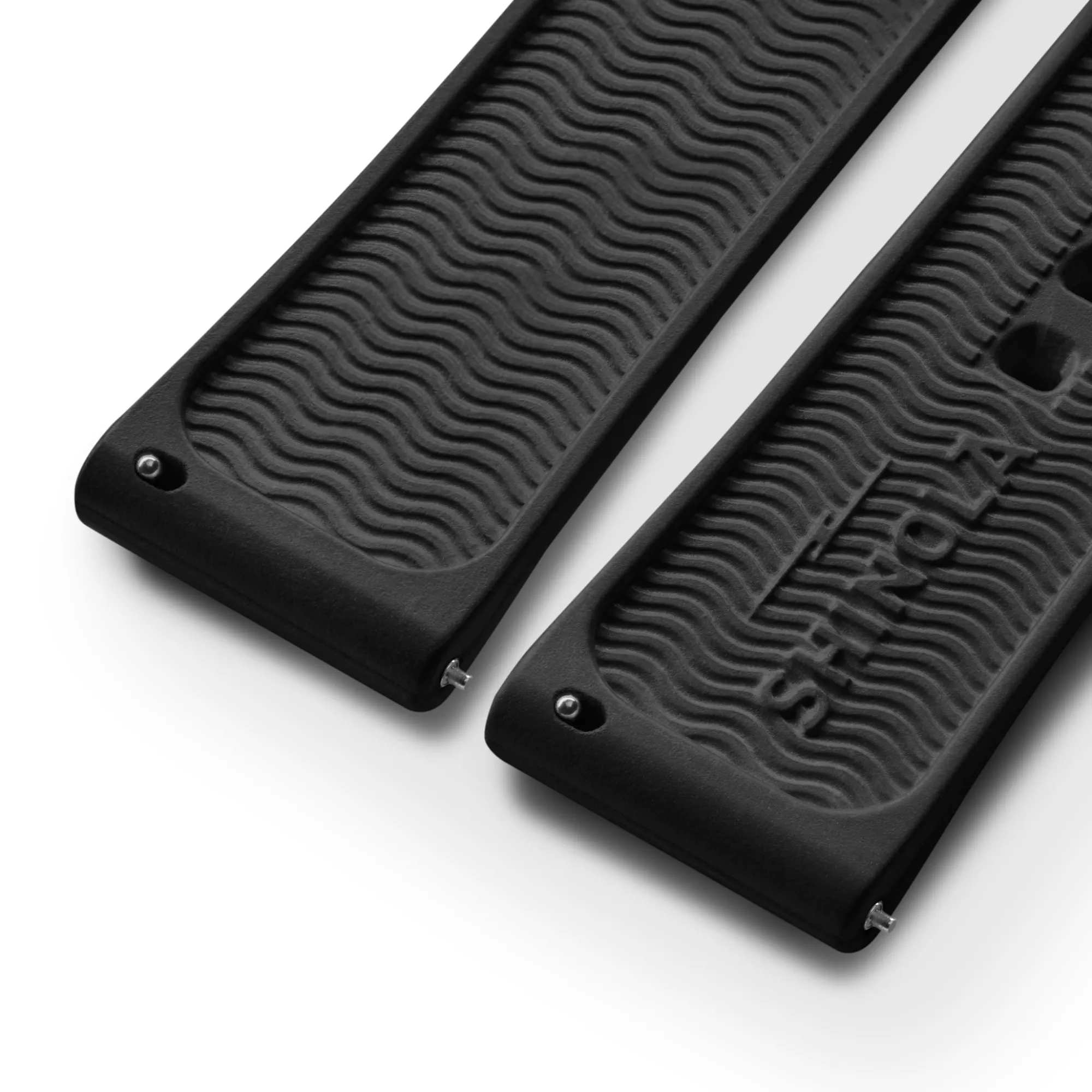 Shinola Rubber|24Mm|24mm Black Rubber Watch Strap