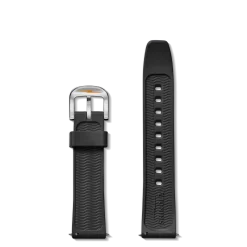Shinola Rubber|Shop All Straps|20mm Rubber Watch Strap Black