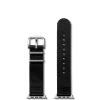 Shinola Shop All Straps|Apple Watch® Compatible|20mm Black Split Nylon Apple Watch Strap