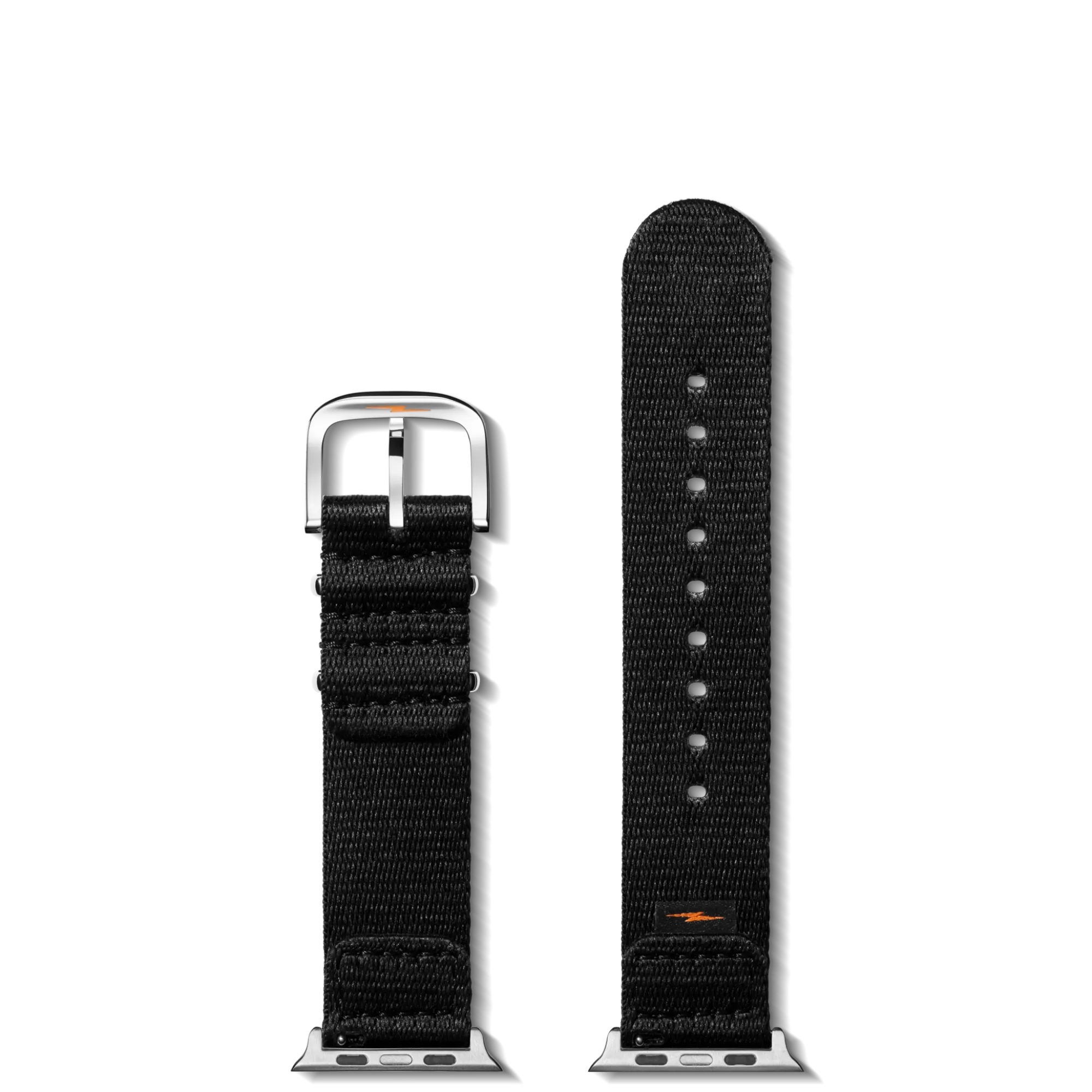 Shinola Shop All Straps|Apple Watch® Compatible|20mm Black Split Nylon Apple Watch Strap