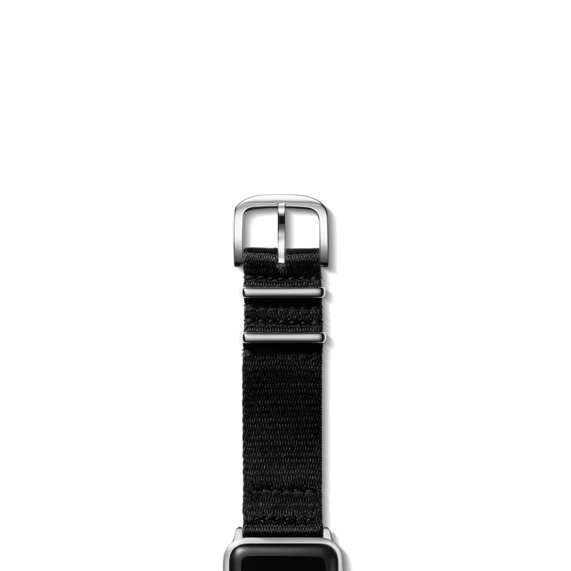 Shinola Shop All Straps|Apple Watch® Compatible|20mm Black Split Nylon Apple Watch Strap