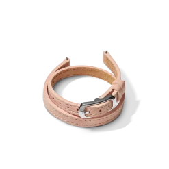 Shinola Shop All Straps|Leather|8mm Blush Double Wrap Leather Watch Strap