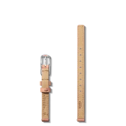 Shinola Shop All Straps|Leather|8mm Blush Double Wrap Leather Watch Strap