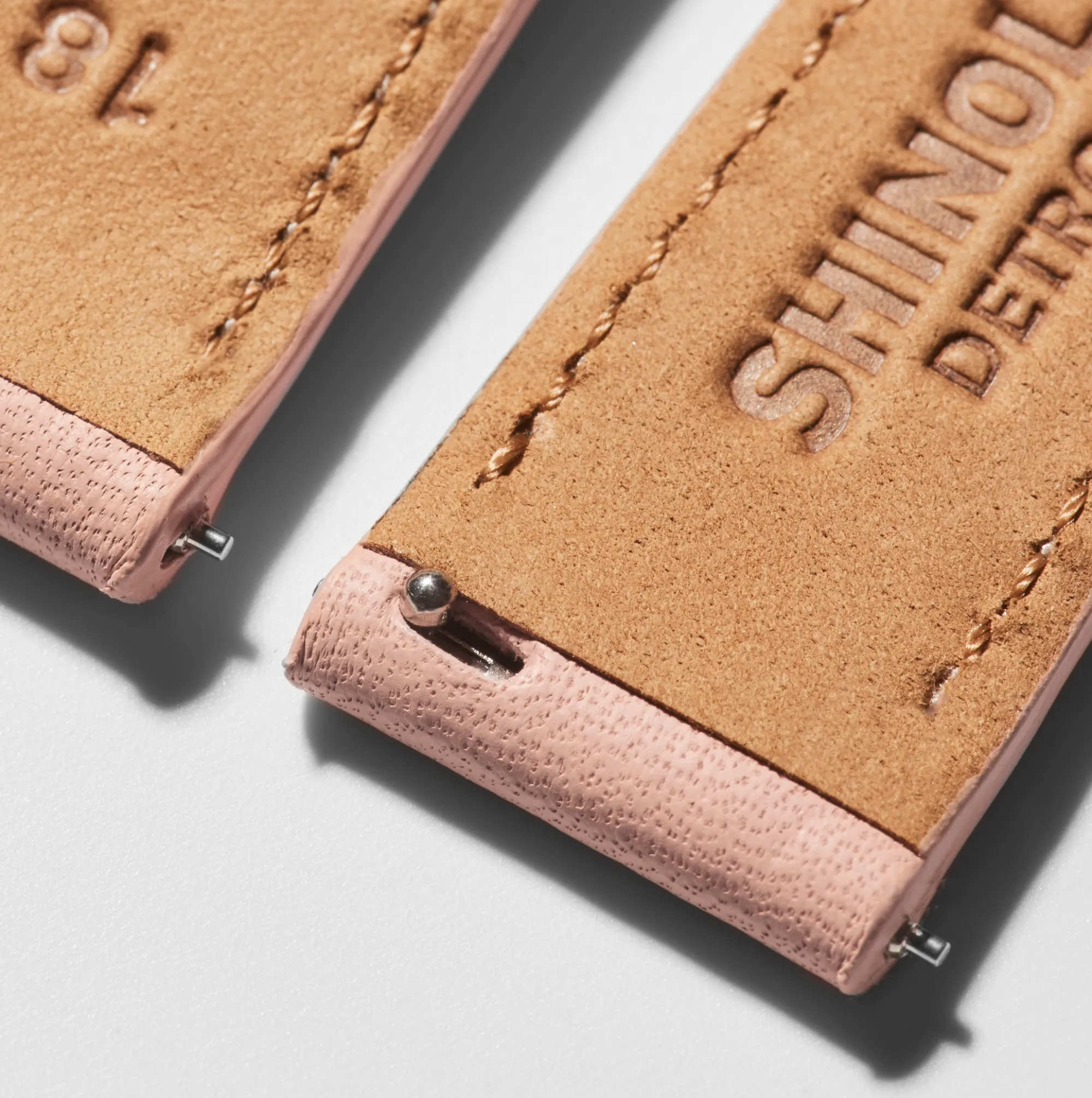 Shinola Shop All Straps|Leather|18mm Leather Watch Strap Blush
