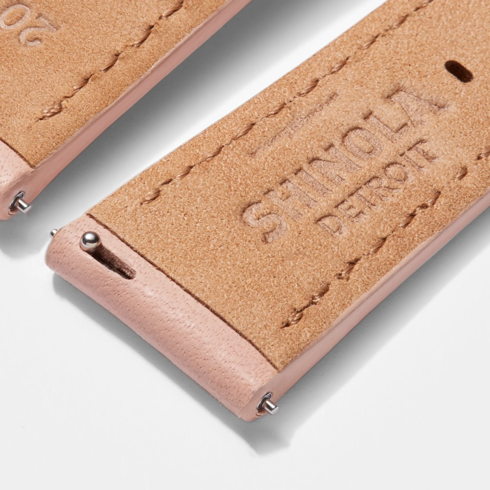 Shinola Shop All Straps|Leather|20mm Blush Leather Watch Strap Blush Watch Strap