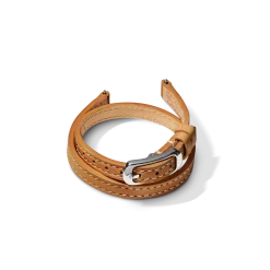 Shinola Shop All Straps|Leather|8mm Bourbon/Blush Reversible Leather Strap Bourbon Leather Wrap