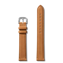 Shinola Shop All Straps|Leather|18mm Bourbon Leather Watch Strap