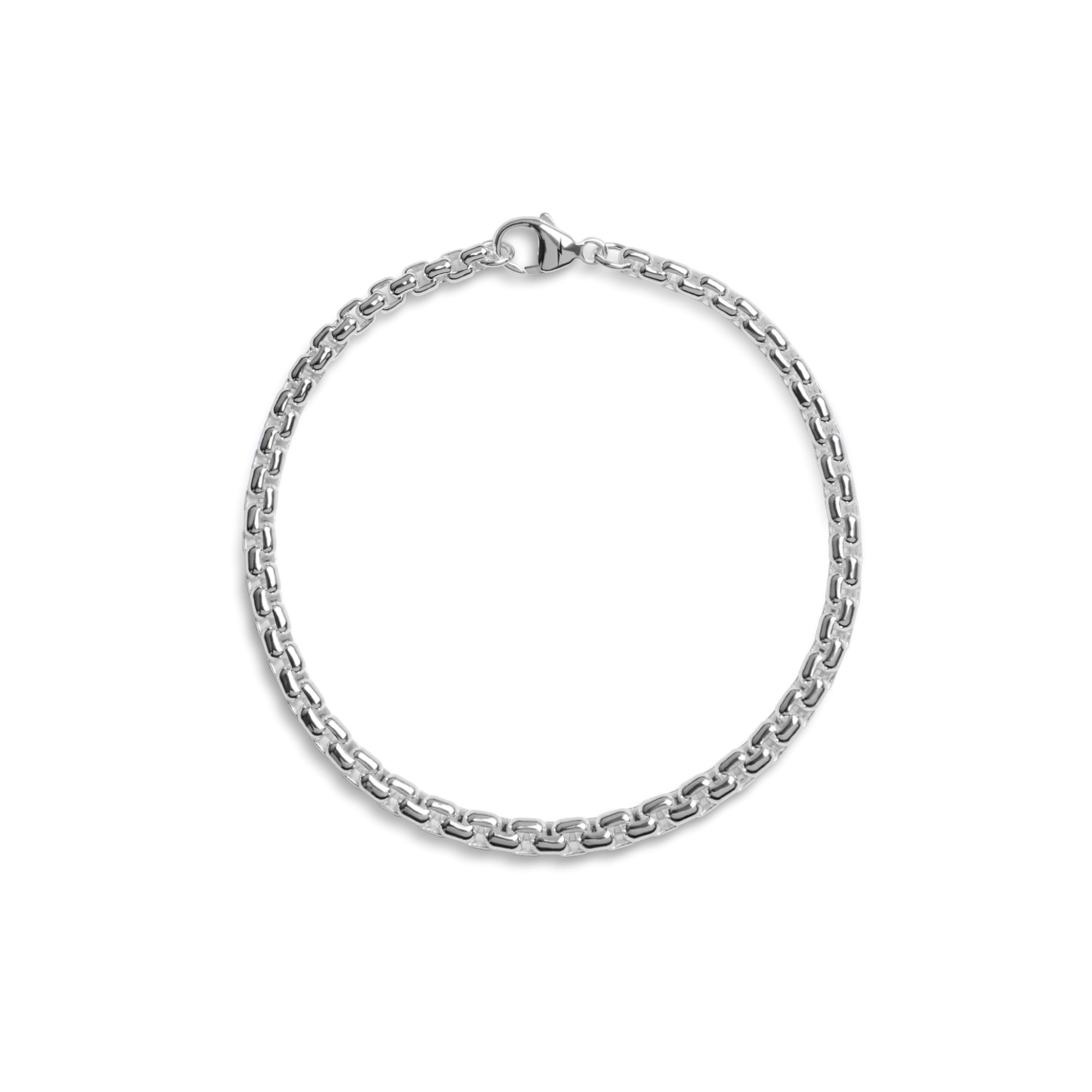 Shinola Bracelets|Bracelets|4mm Box Chain Bracelet