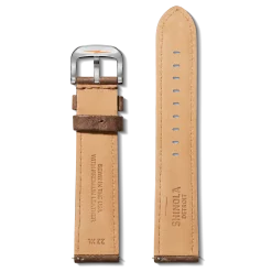Shinola 22Mm|Extra Long Watch Straps|22mm British Tan Leather Watch Strap (XL)