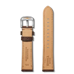 Shinola Extra Long Watch Straps|Shop All Straps|20mm Cattail Leather Watch Strap (XL)