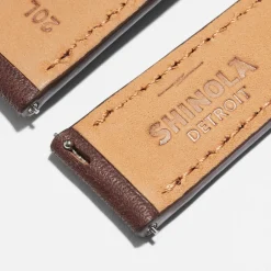 Shinola Extra Long Watch Straps|Shop All Straps|20mm Cattail Leather Watch Strap (XL)