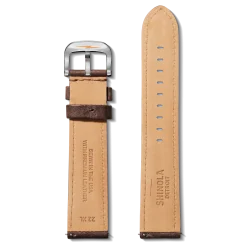 Shinola 22Mm|Extra Long Watch Straps|22mm Cattail Leather Watch Strap (XL)