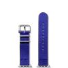 Shinola Apple Watch® Compatible|Nylon|20mm Cobalt Blue Split Nylon Apple Watch Strap