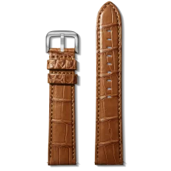 Shinola Shop All Straps|24Mm|24mm Cognac Alligator Leather Watch Strap (Long)