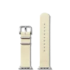 Shinola Apple Watch® Compatible|Nylon|20mm Cream Split Nylon Apple Watch Strap