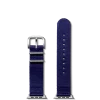 Shinola Apple Watch® Compatible|Nylon|20mm Dark Navy Split Nylon Apple Watch Strap