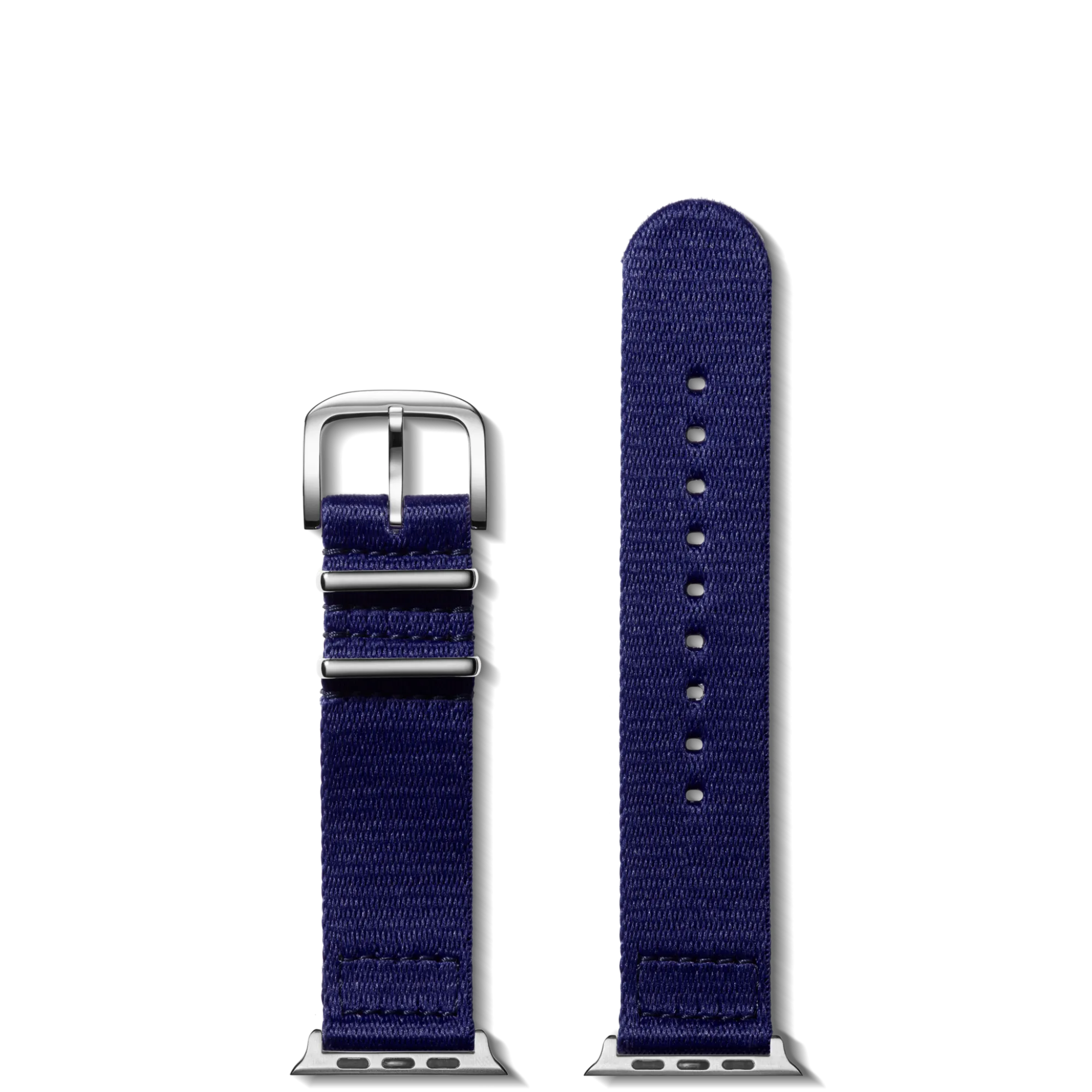 Shinola Apple Watch® Compatible|Nylon|20mm Dark Navy Split Nylon Apple Watch Strap