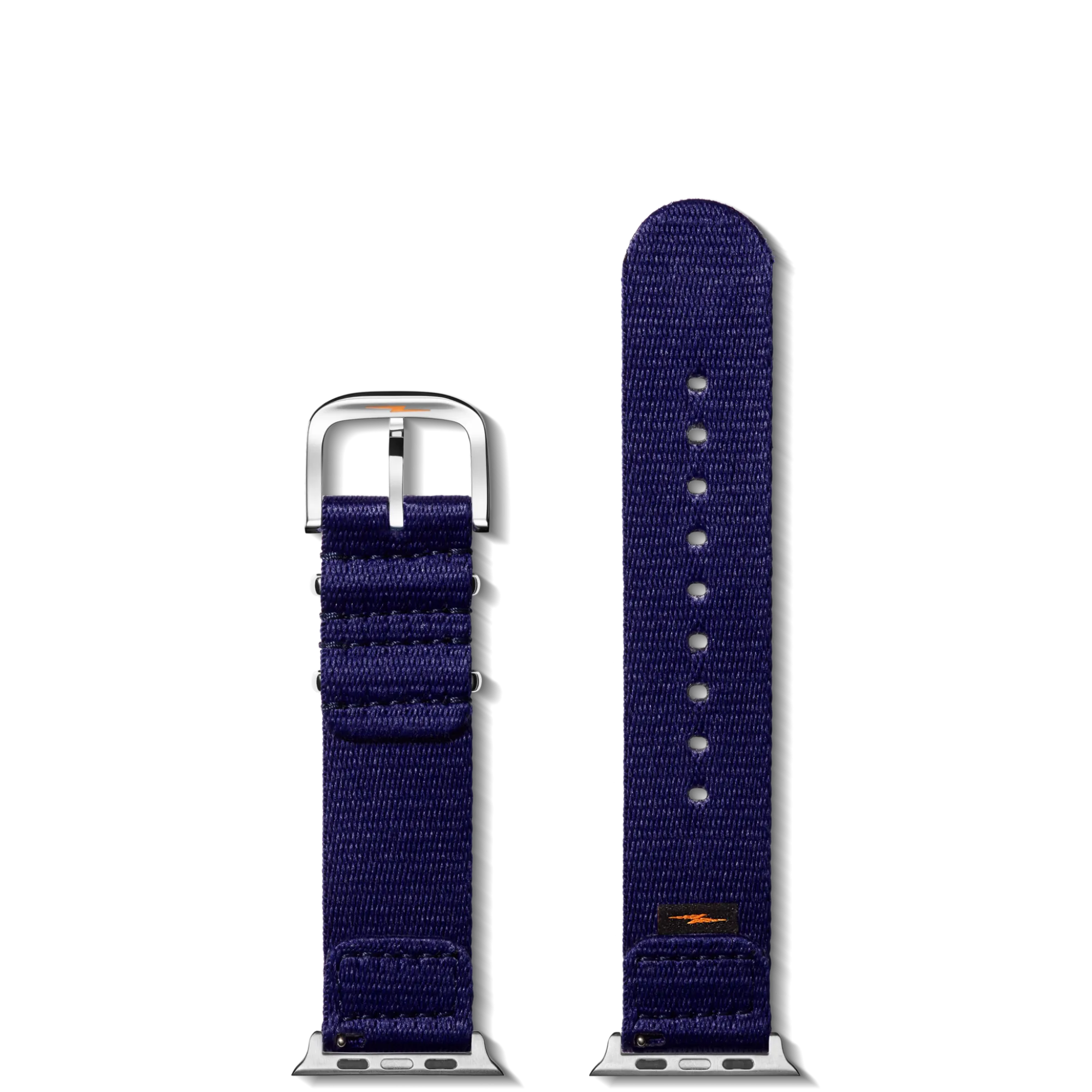 Shinola Apple Watch® Compatible|Nylon|20mm Dark Navy Split Nylon Apple Watch Strap