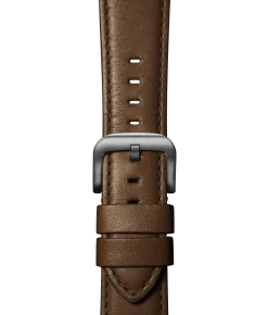Shinola Shop All Straps|Apple Watch® Compatible|20mm Dark Nut Brown Leather Apple Watch Strap