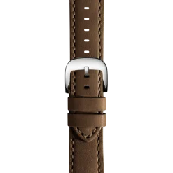 Shinola Shop All Straps|Leather|20mm Leather Watch Strap Dark Nut Brown