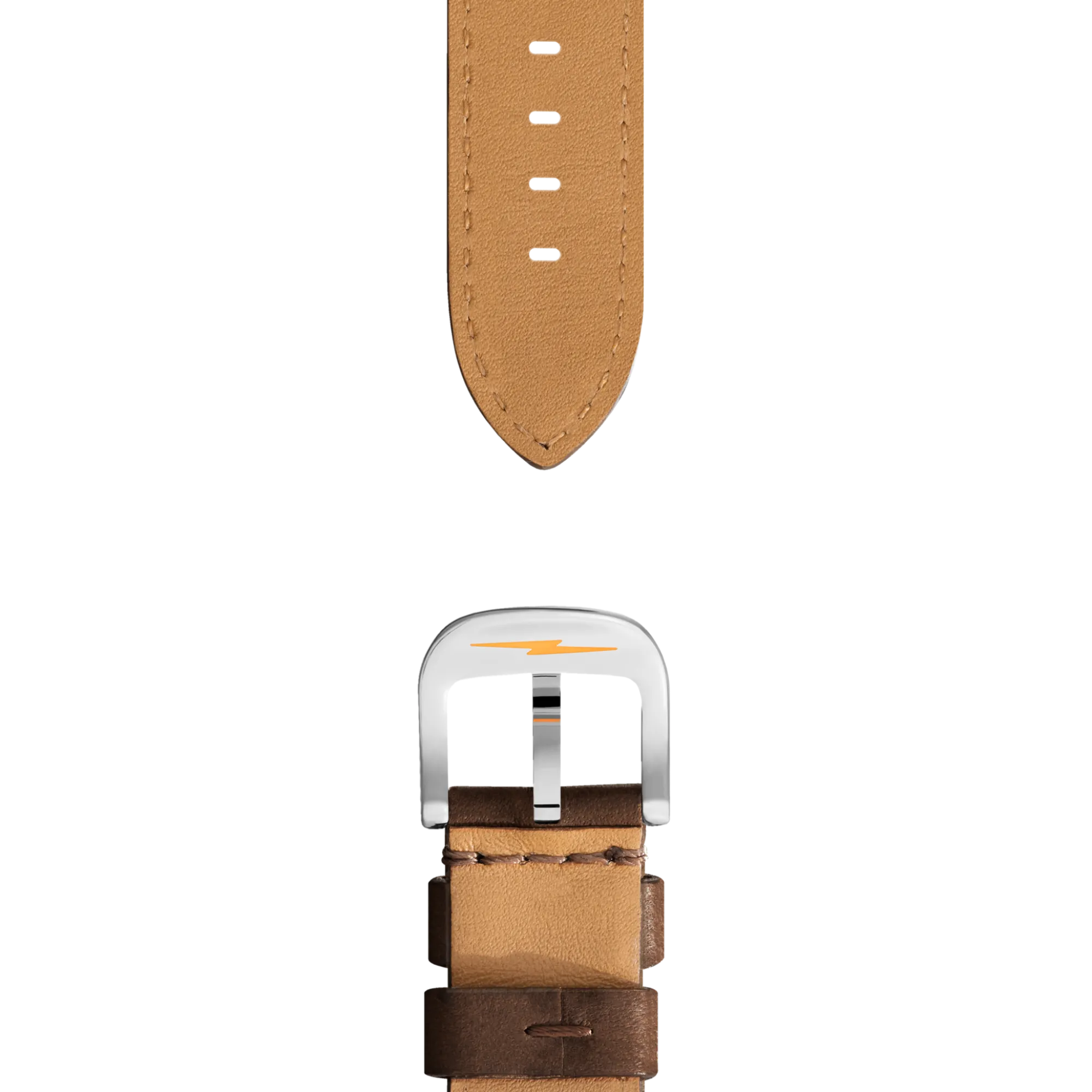 Shinola Shop All Straps|Leather|20mm Leather Watch Strap Dark Nut Brown