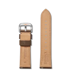 Shinola Shop All Straps|24Mm|24mm Dark Nut Brown Leather Watch Strap