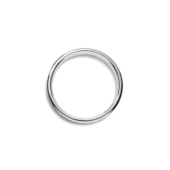 Shinola Rings|Engravable|4mm Flat Band White Gold