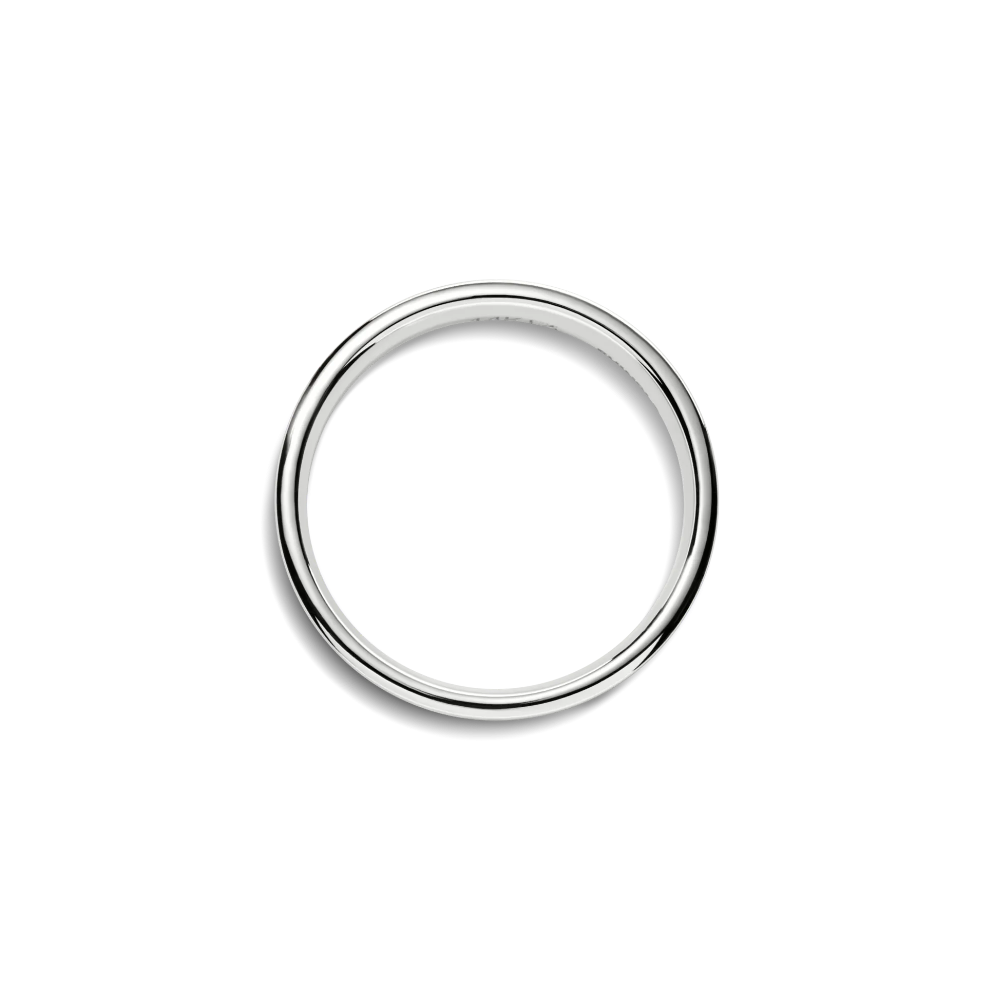 Shinola Rings|Engravable|4mm Flat Band White Gold