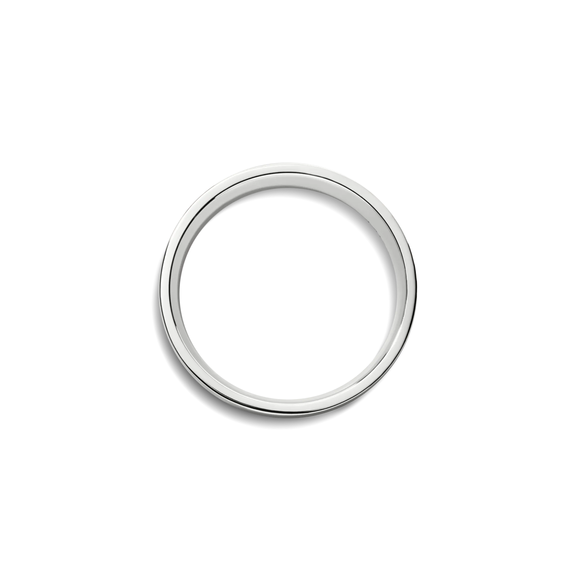 Shinola Rings|Engravable|6mm Flat Band White Gold