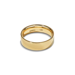 Shinola Rings|Best Sellers|6mm Flat Band Yellow Gold