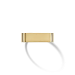 Shinola Rings|Best Sellers|6mm Flat Band Yellow Gold