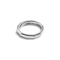 Shinola Rings|Sterling Silver|5mm Geometric Band