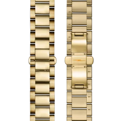 Shinola Shop All Straps|Metal|20mm Gold 3-Link Bracelet