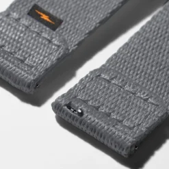 Shinola Apple Watch® Compatible|Nylon|20mm Gray Split Nylon Apple Watch Strap