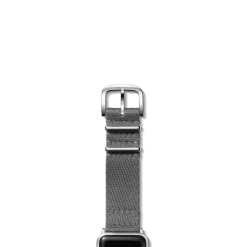 Shinola Apple Watch® Compatible|Nylon|20mm Gray Split Nylon Apple Watch Strap