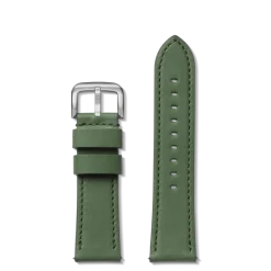 Shinola Shop All Straps|24Mm|24mm Green Leather Watch Strap