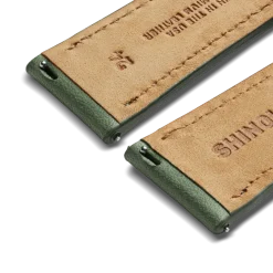 Shinola Shop All Straps|24Mm|24mm Green Leather Watch Strap