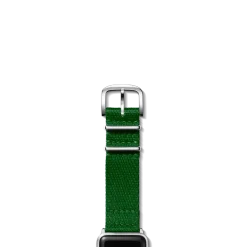 Shinola Apple Watch® Compatible|Nylon|20mm Green Split Nylon Apple Watch Strap