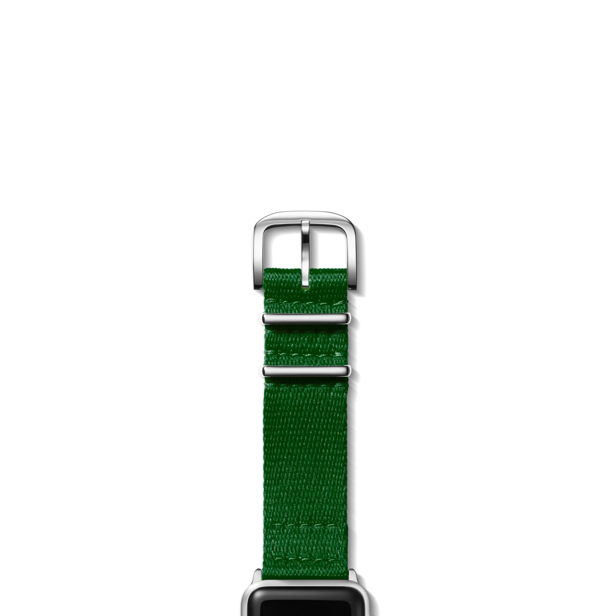 Shinola Apple Watch® Compatible|Nylon|20mm Green Split Nylon Apple Watch Strap