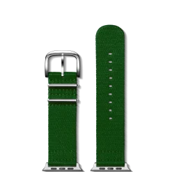Shinola Shop All Straps|24Mm|24mm Green Split Nylon Apple Watch Strap