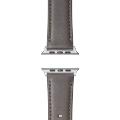 Shinola Shop All Straps|Apple Watch® Compatible|20mm Heather Gray Leather Apple Watch Strap