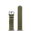 Shinola Shop All Straps|Apple Watch® Compatible|20mm Khaki Split Nylon Apple Watch Strap