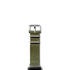 Shinola Shop All Straps|Apple Watch® Compatible|20mm Khaki Split Nylon Apple Watch Strap