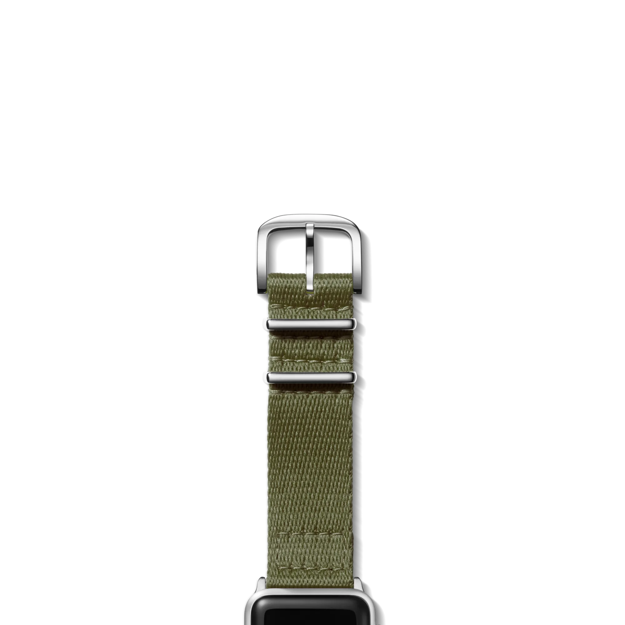 Shinola Shop All Straps|Apple Watch® Compatible|20mm Khaki Split Nylon Apple Watch Strap