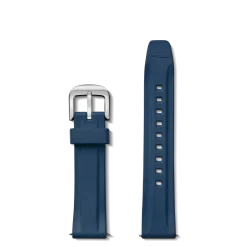 Shinola Rubber|Shop All Straps|20mm Rubber Watch Strap Midnight Blue