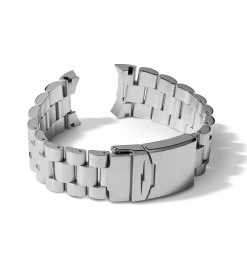 Shinola Shop All Straps|Metal|22mm Monster Stainless Steel 3-Link Bracelet
