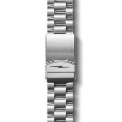 Shinola Shop All Straps|Metal|22mm Monster Stainless Steel 3-Link Bracelet